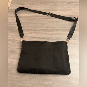 a new day Nylon  Black Crossbody Bag